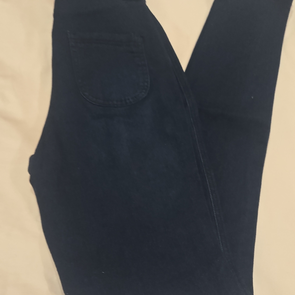 SWANK Dark Blue Denim with Red Stitching